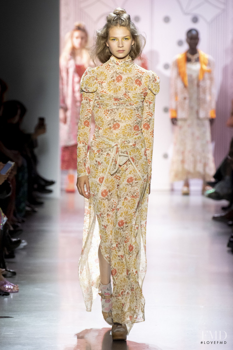 Deirdre Firinne featured in  the Anna Sui fashion show for Spring/Summer 2020