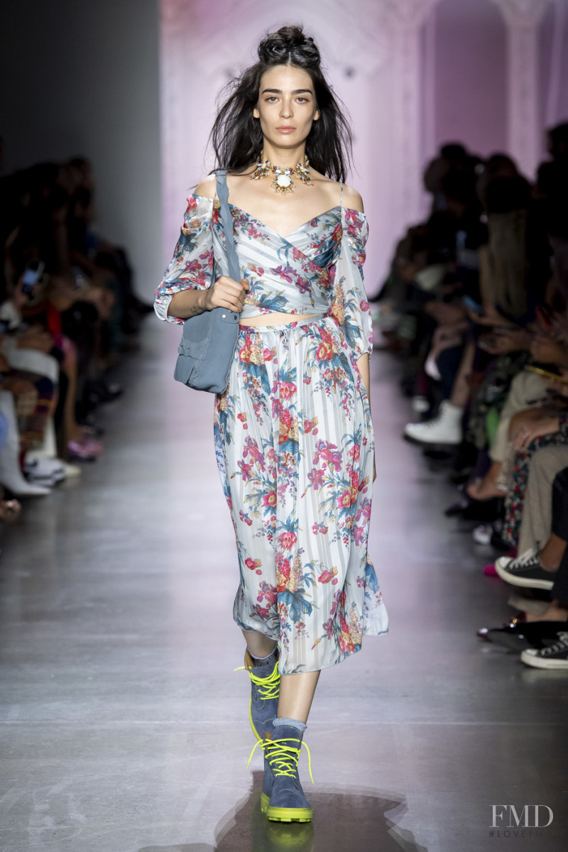 Cristina Piccone featured in  the Anna Sui fashion show for Spring/Summer 2020