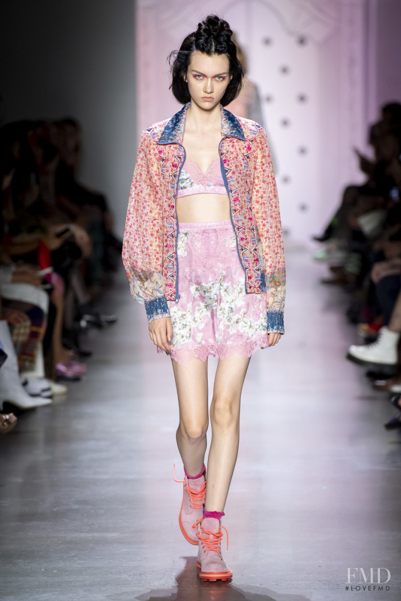 Sofia Steinberg featured in  the Anna Sui fashion show for Spring/Summer 2020