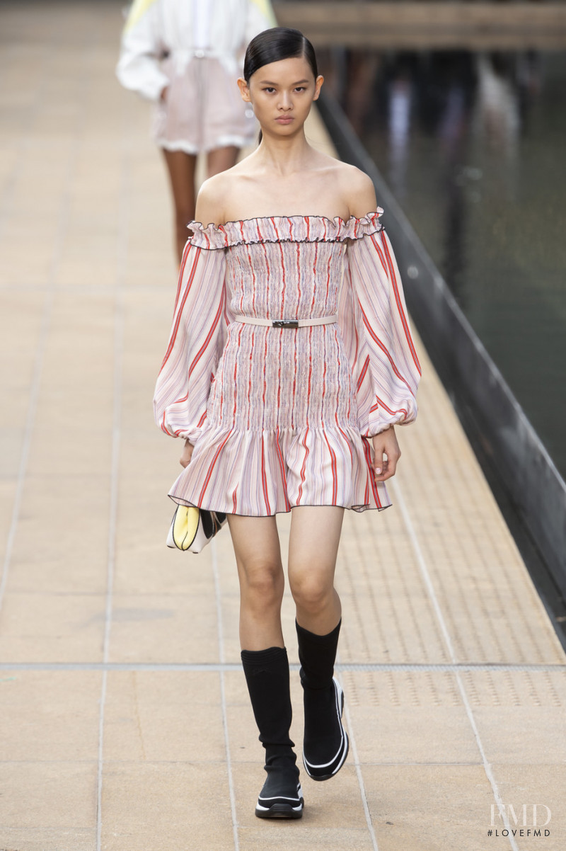 Shu Ping Li featured in  the Longchamp fashion show for Spring/Summer 2020