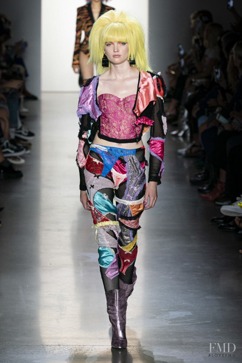 Ruth Bell featured in  the Jeremy Scott fashion show for Spring/Summer 2020