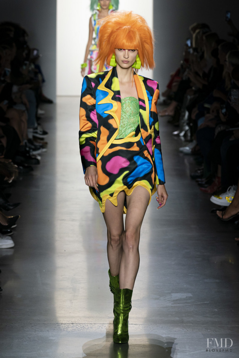 Camille Hurel featured in  the Jeremy Scott fashion show for Spring/Summer 2020