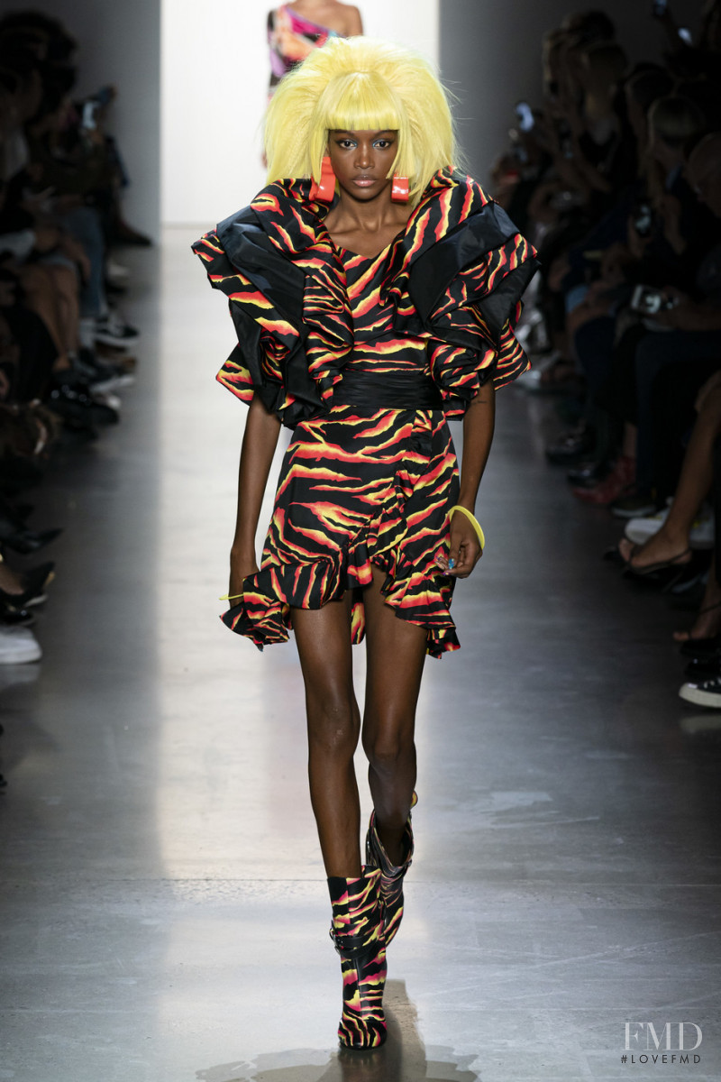 Elibeidy Dani featured in  the Jeremy Scott fashion show for Spring/Summer 2020