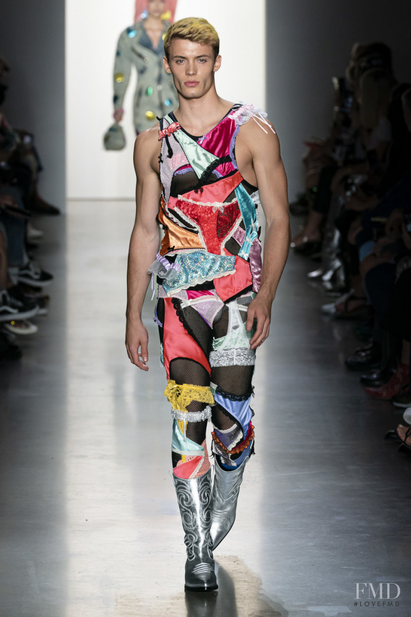 Joao Knorr featured in  the Jeremy Scott fashion show for Spring/Summer 2020