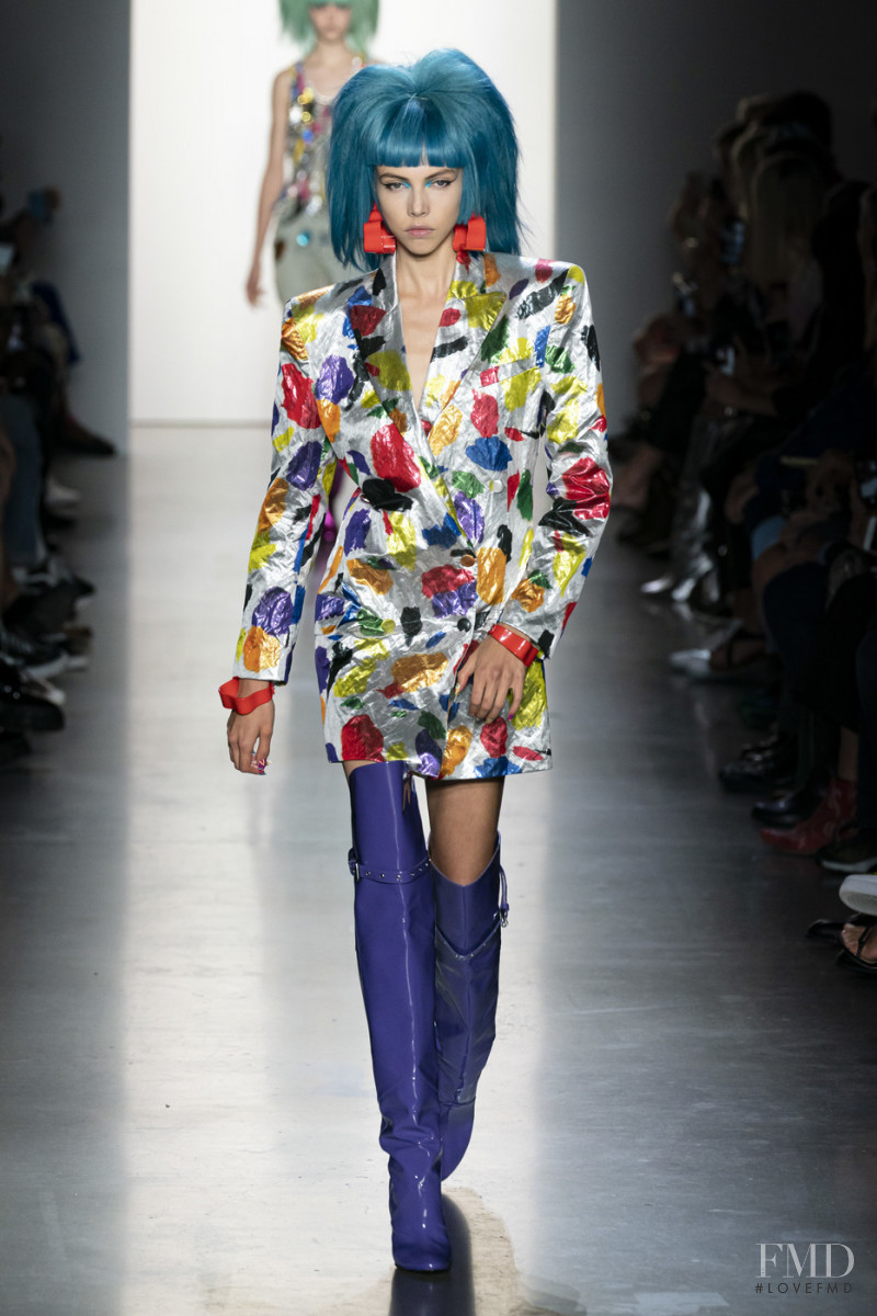 Lea Julian featured in  the Jeremy Scott fashion show for Spring/Summer 2020