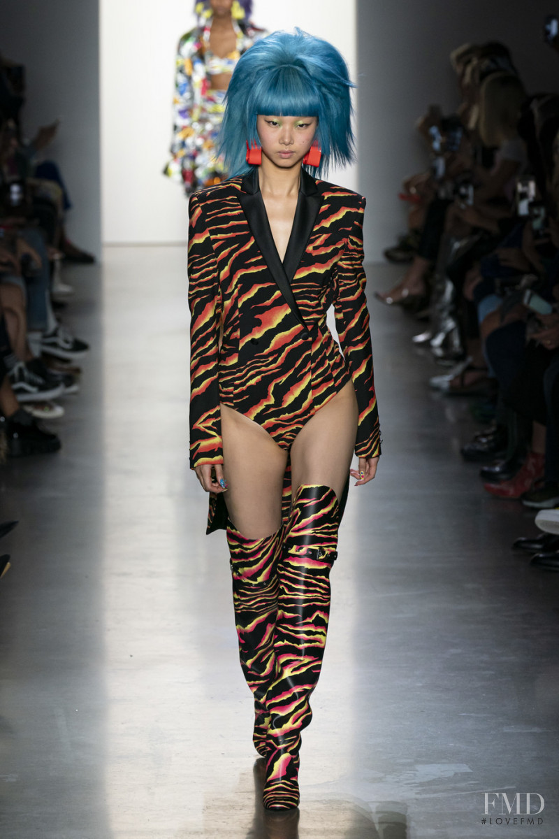 Yoon Young Bae featured in  the Jeremy Scott fashion show for Spring/Summer 2020