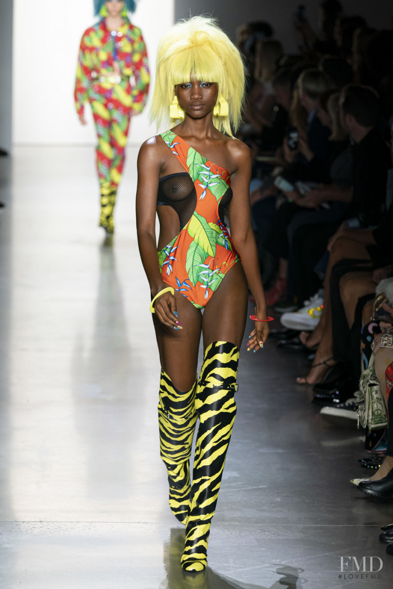 Eniola Abioro featured in  the Jeremy Scott fashion show for Spring/Summer 2020