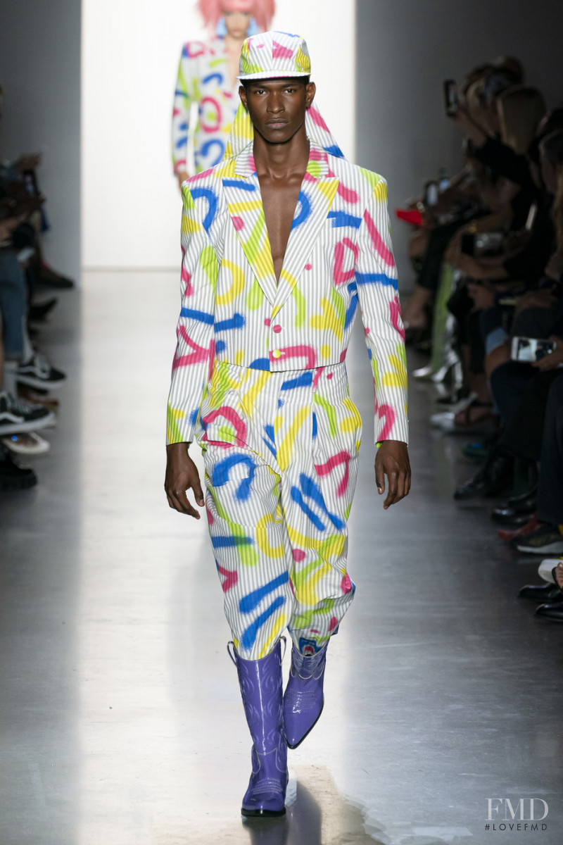 Salomon Diaz featured in  the Jeremy Scott fashion show for Spring/Summer 2020