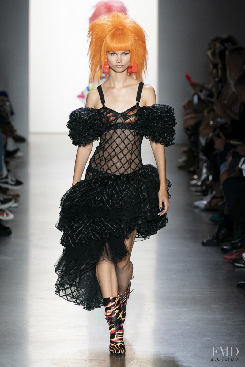 Anouk Schonewille featured in  the Jeremy Scott fashion show for Spring/Summer 2020