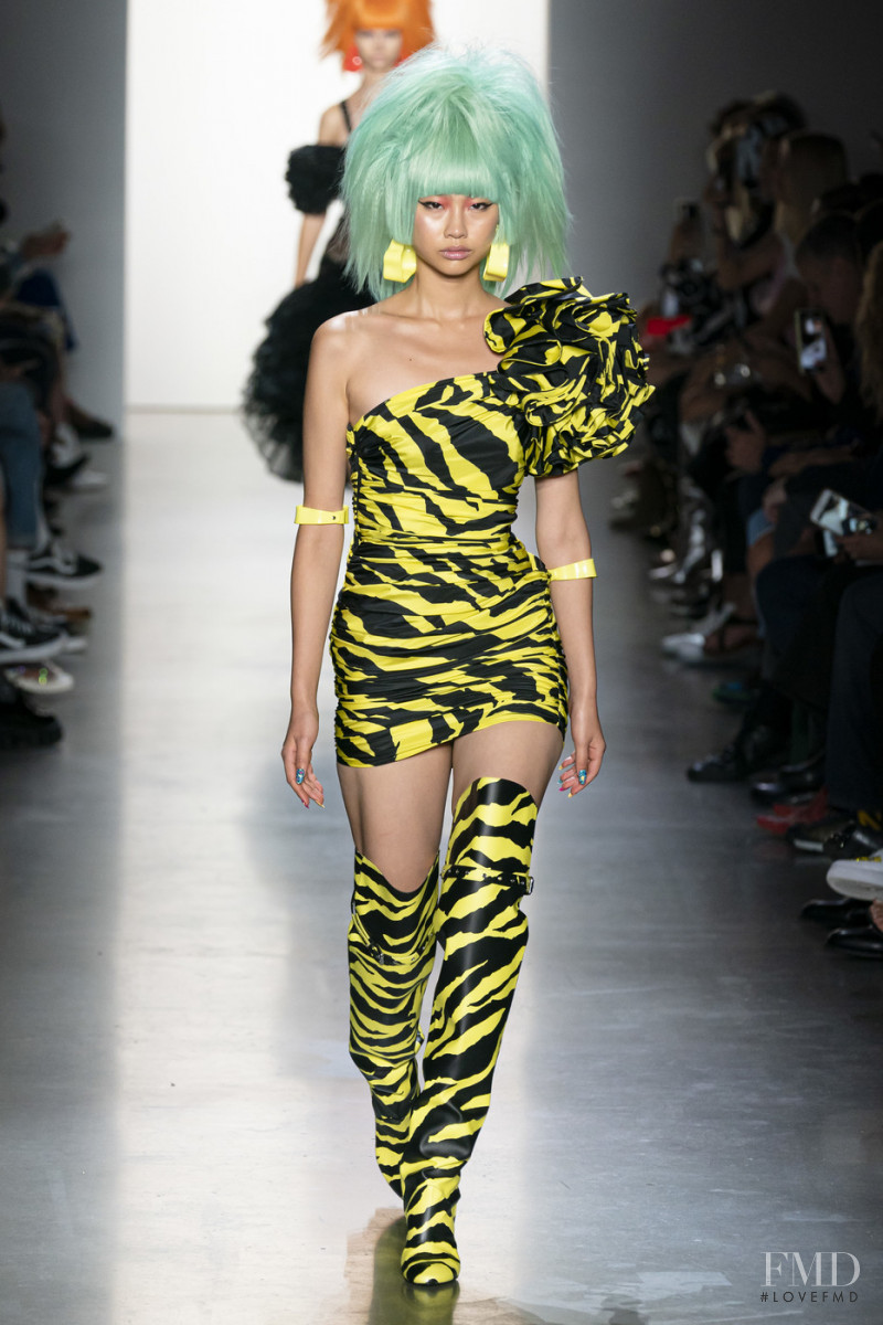 HoYeon Jung featured in  the Jeremy Scott fashion show for Spring/Summer 2020