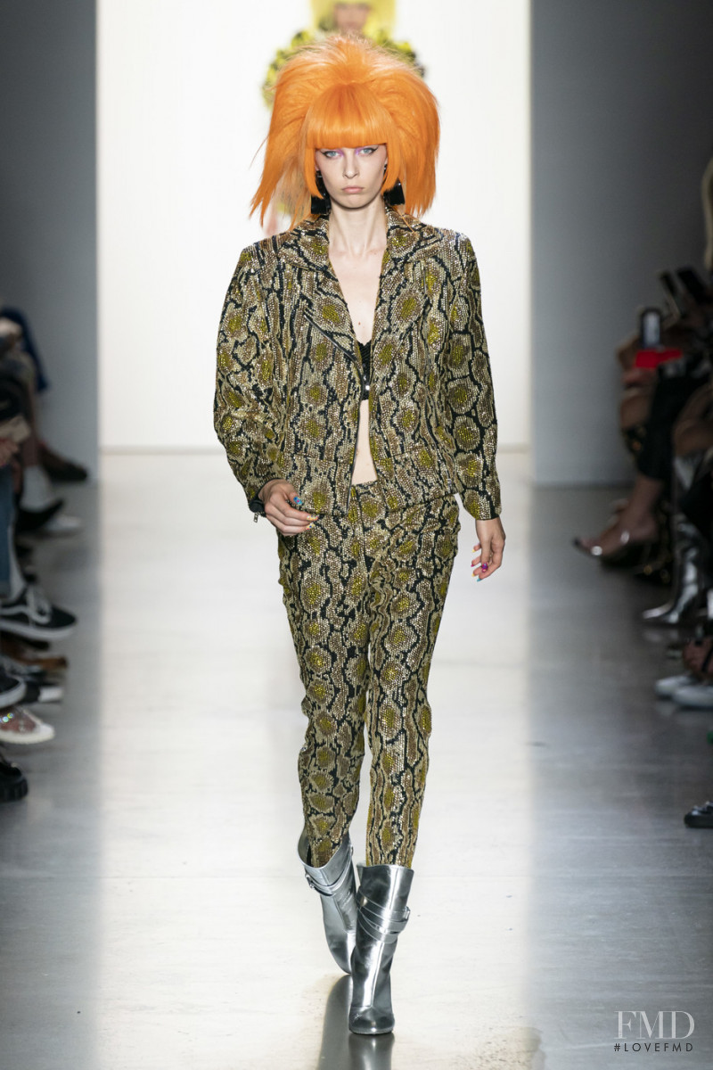 Remington Williams featured in  the Jeremy Scott fashion show for Spring/Summer 2020