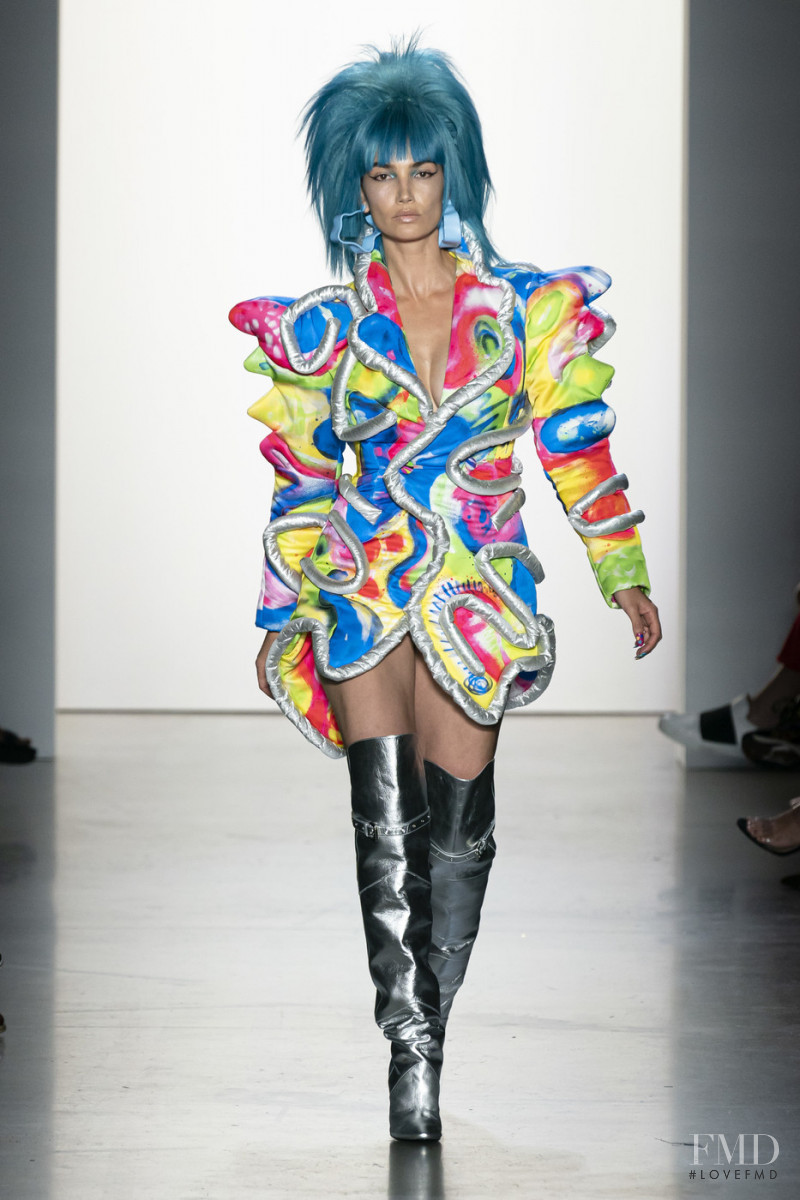 Lily Aldridge featured in  the Jeremy Scott fashion show for Spring/Summer 2020