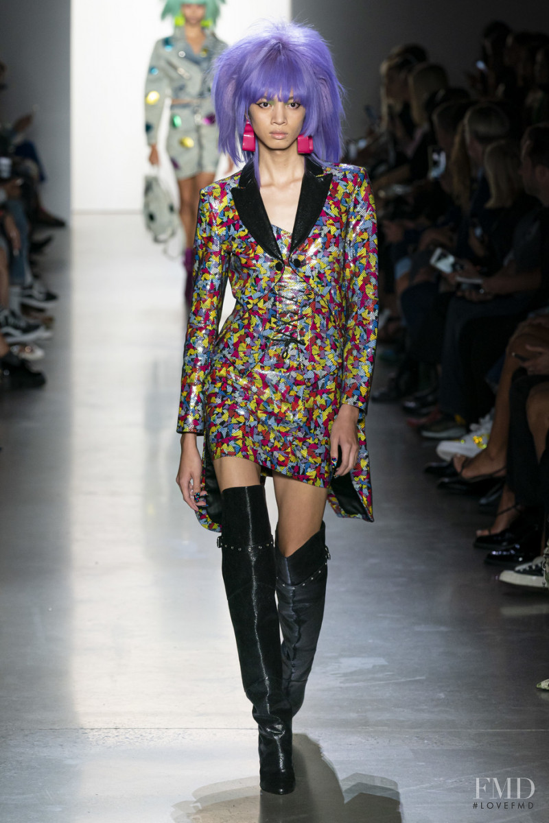 Noah Carlos featured in  the Jeremy Scott fashion show for Spring/Summer 2020