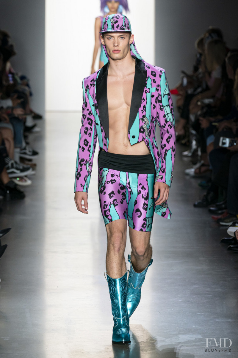 Joao Knorr featured in  the Jeremy Scott fashion show for Spring/Summer 2020