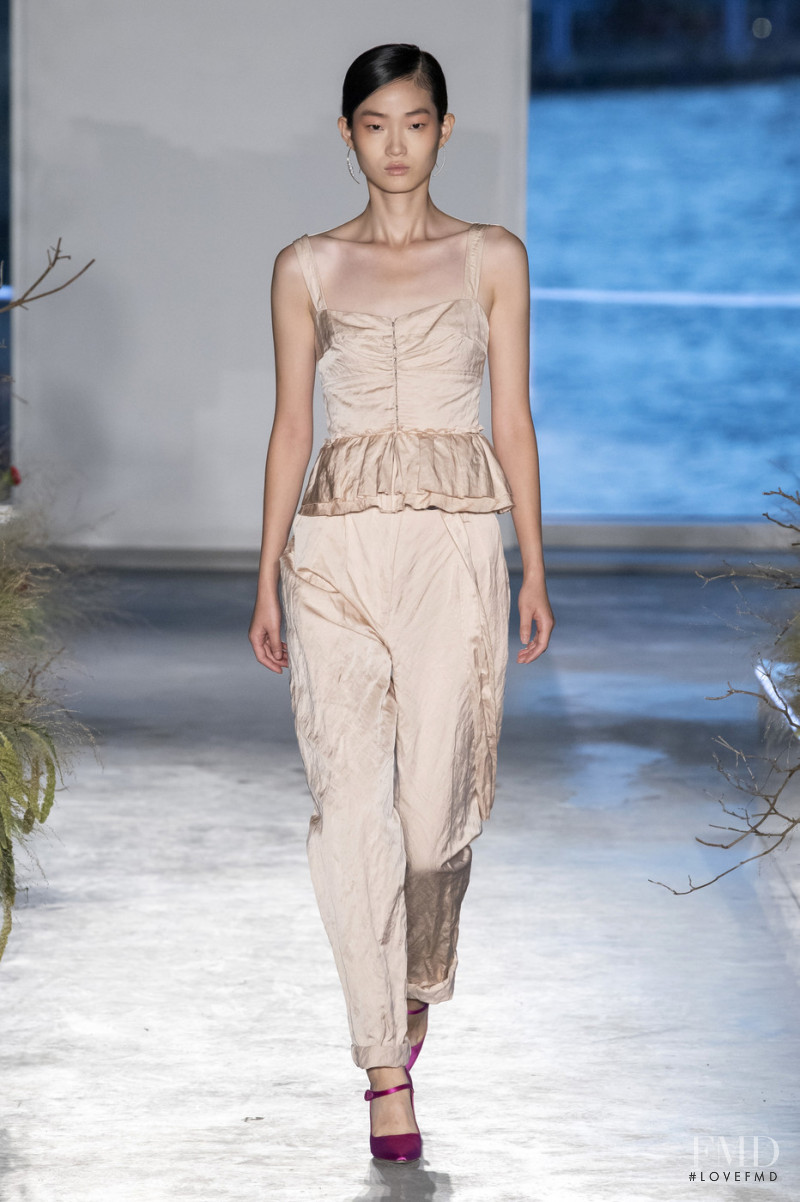 Hyun Ji Shin featured in  the Jason Wu Collection fashion show for Spring/Summer 2020