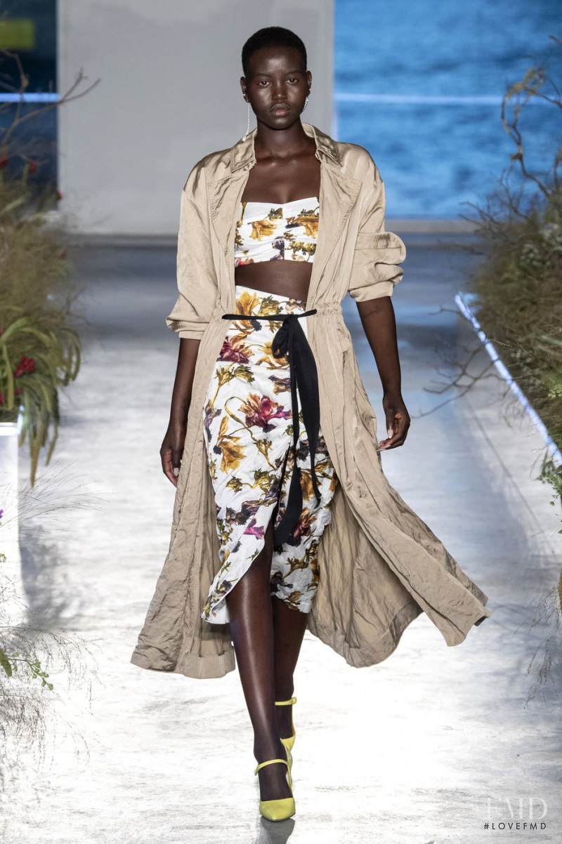 Adut Akech Bior featured in  the Jason Wu Collection fashion show for Spring/Summer 2020