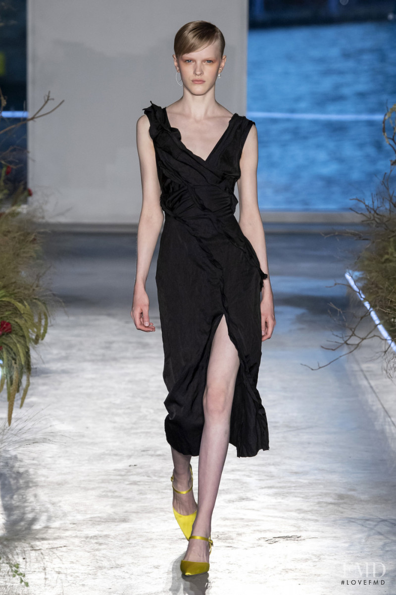 Hannah Motler featured in  the Jason Wu Collection fashion show for Spring/Summer 2020