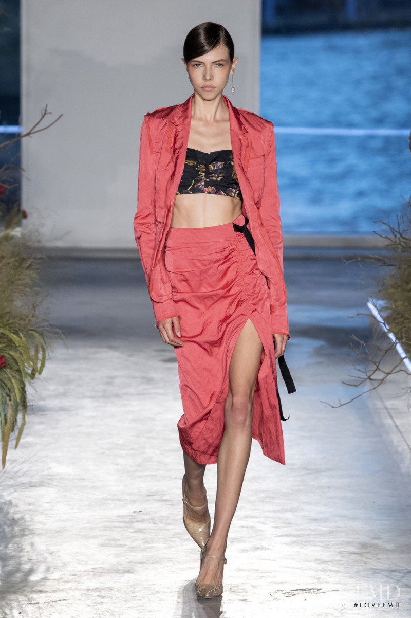 Lea Julian featured in  the Jason Wu Collection fashion show for Spring/Summer 2020