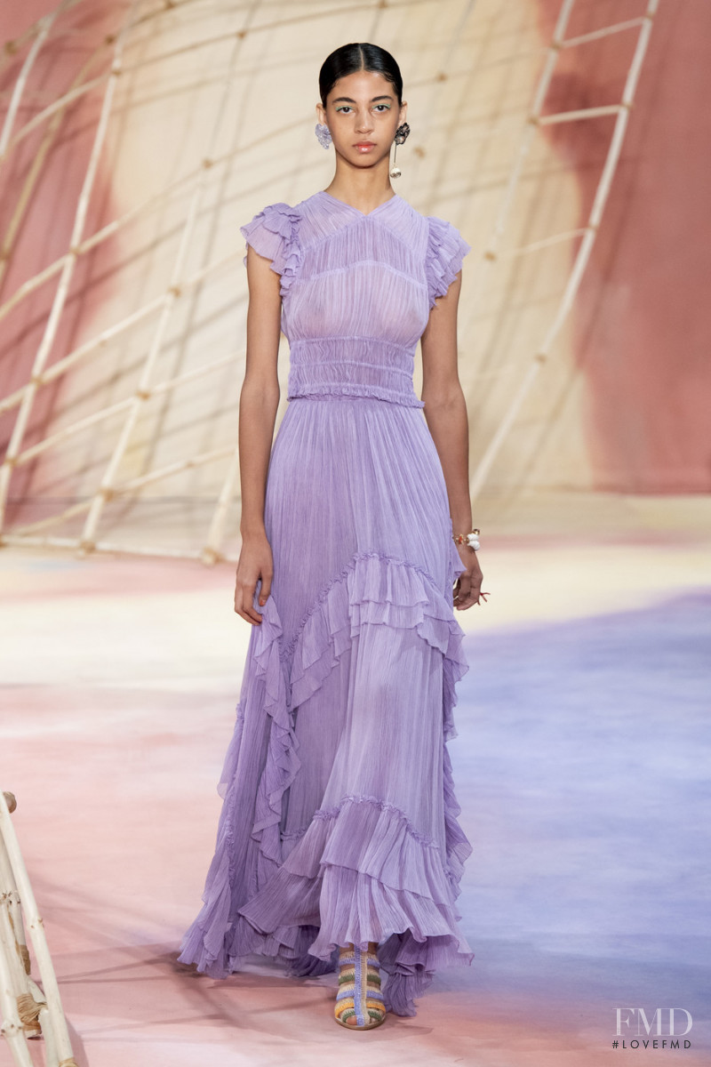 Rocio Marconi featured in  the Ulla Johnson fashion show for Spring/Summer 2020