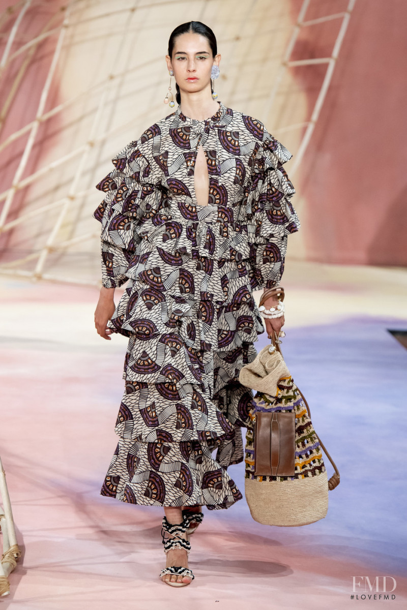 Africa Penalver featured in  the Ulla Johnson fashion show for Spring/Summer 2020