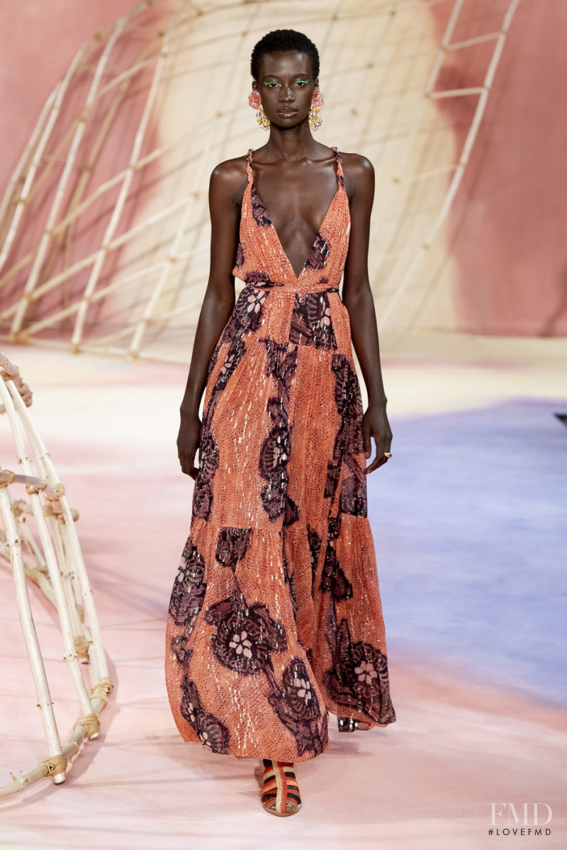 Fatou Jobe featured in  the Ulla Johnson fashion show for Spring/Summer 2020