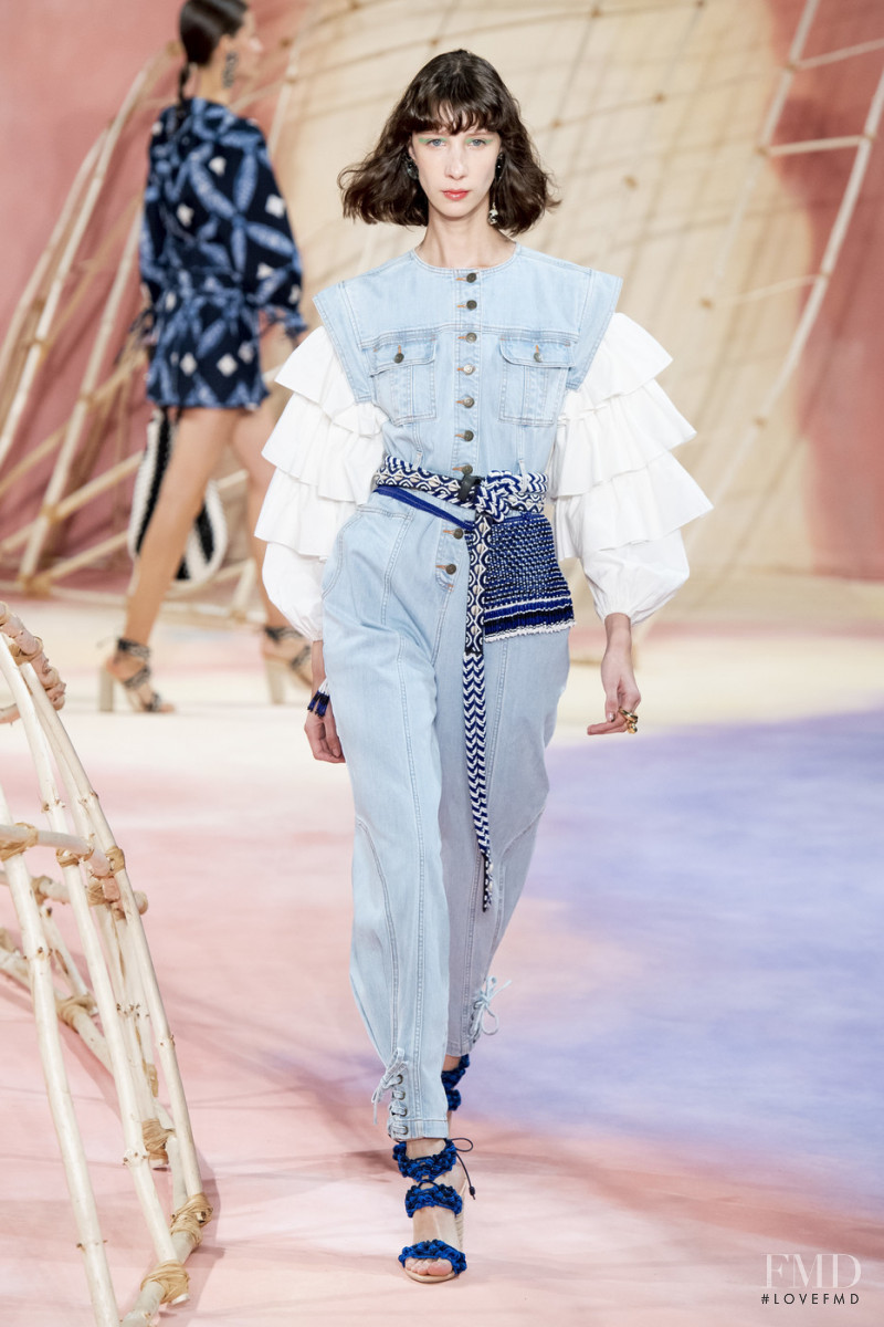 Sasha Knysh featured in  the Ulla Johnson fashion show for Spring/Summer 2020