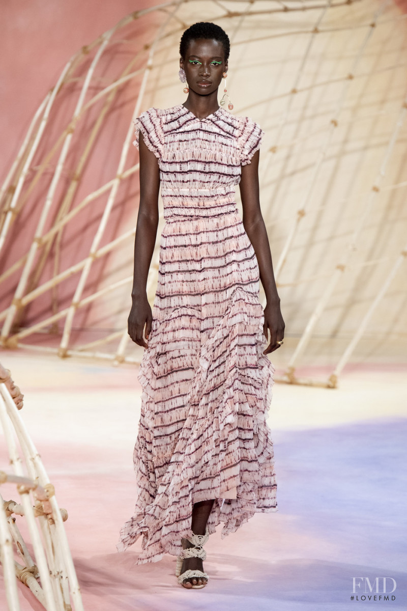 Fatou Jobe featured in  the Ulla Johnson fashion show for Spring/Summer 2020