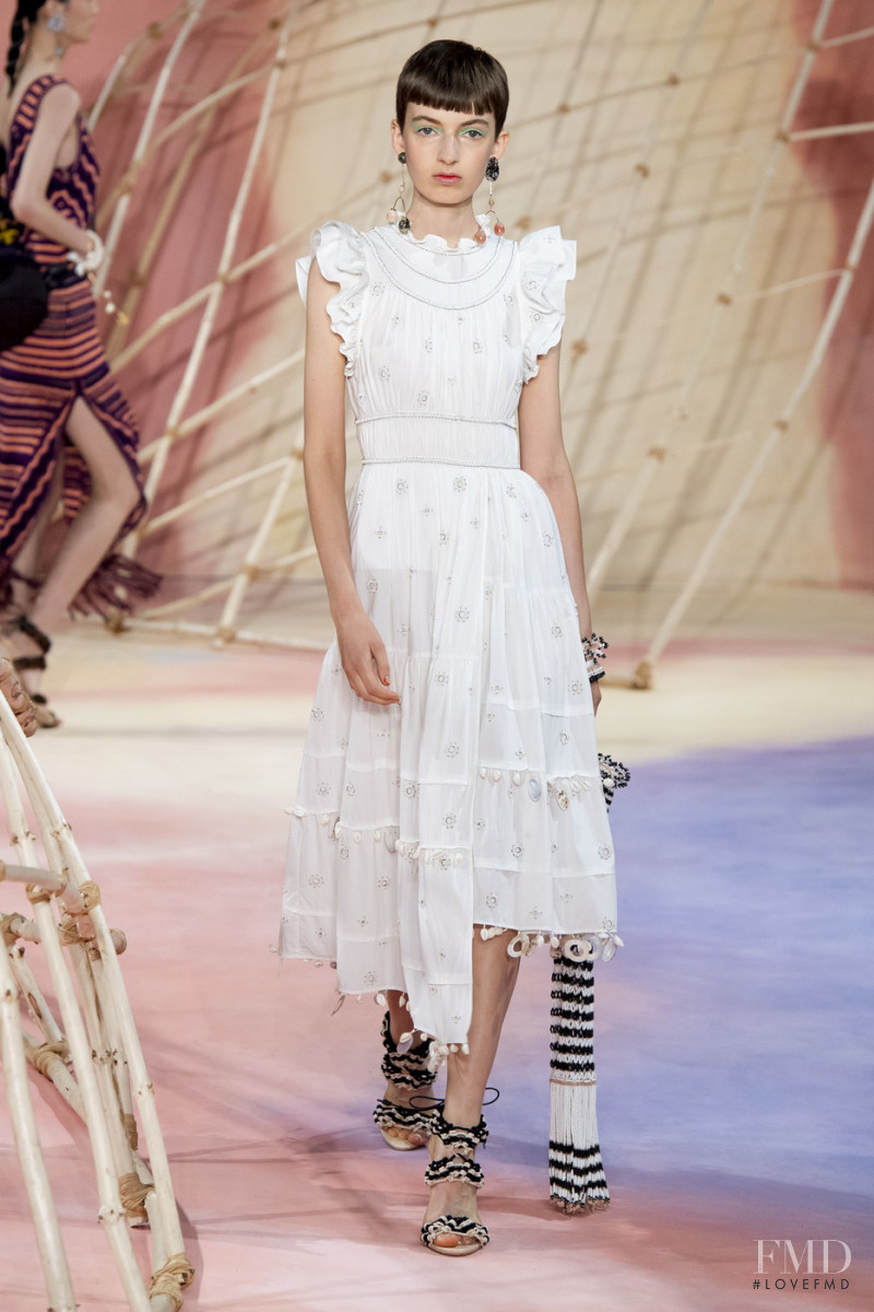 Maisie Dunlop featured in  the Ulla Johnson fashion show for Spring/Summer 2020