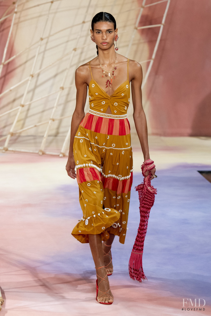 Barbara Valente featured in  the Ulla Johnson fashion show for Spring/Summer 2020