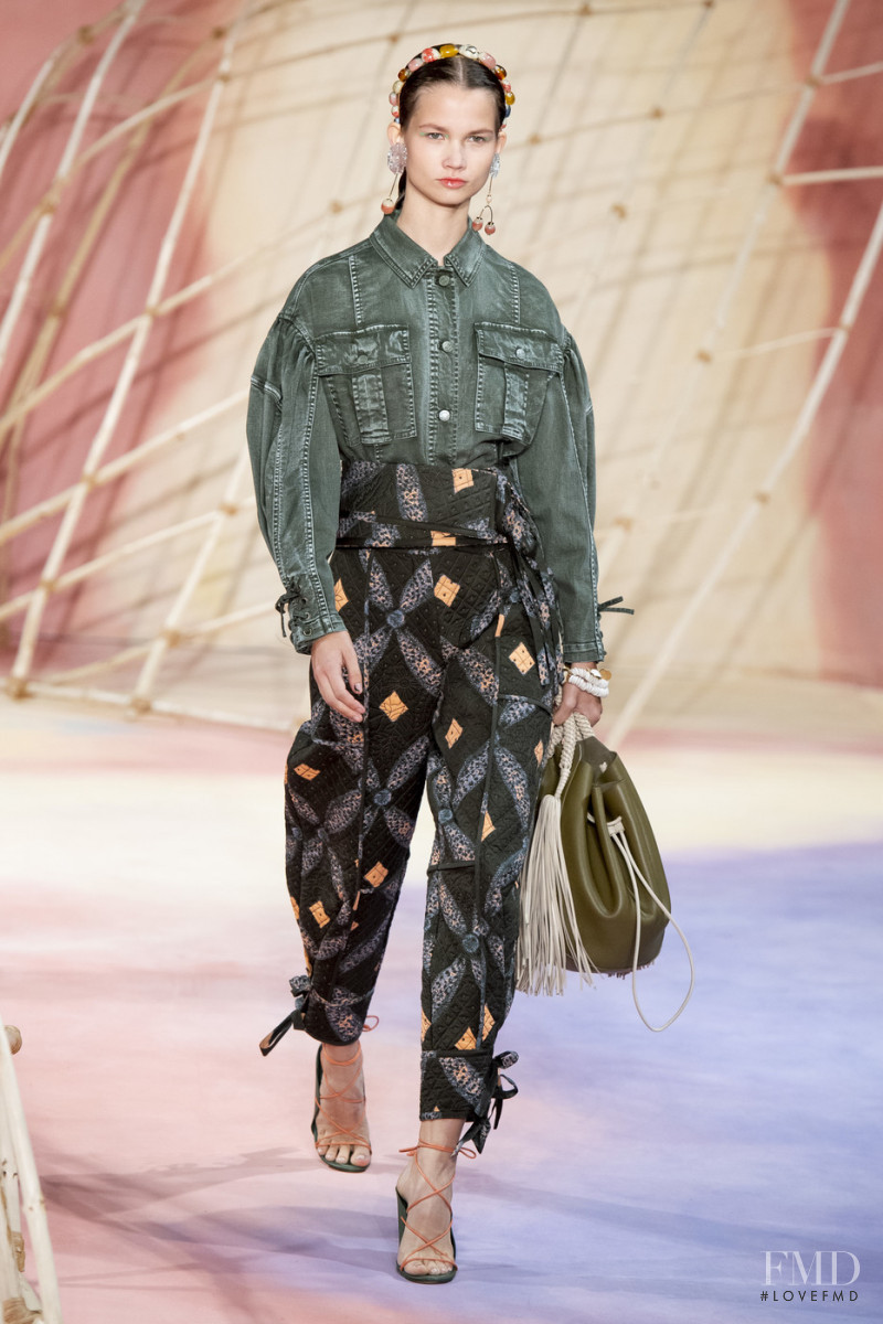 Anouk Schonewille featured in  the Ulla Johnson fashion show for Spring/Summer 2020