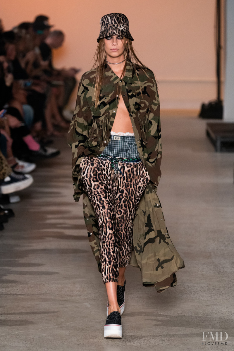 Lexi Boling featured in  the R13 fashion show for Spring/Summer 2020