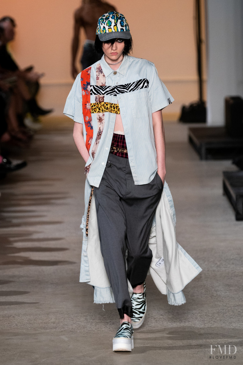 Sofia Steinberg featured in  the R13 fashion show for Spring/Summer 2020