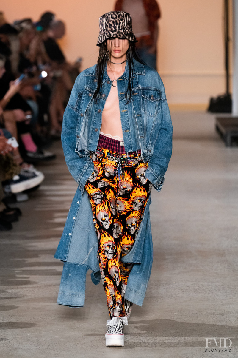 Rachel Marx featured in  the R13 fashion show for Spring/Summer 2020
