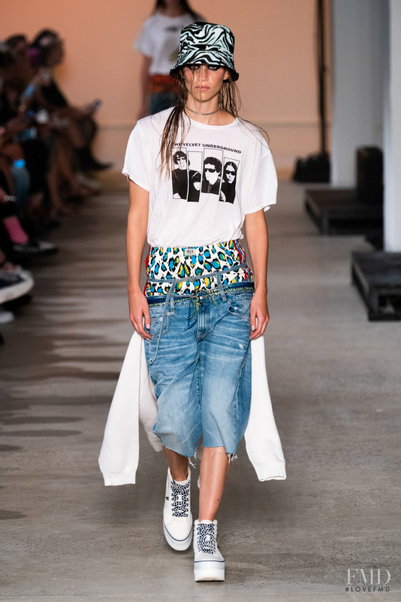 Rebecca Leigh Longendyke featured in  the R13 fashion show for Spring/Summer 2020
