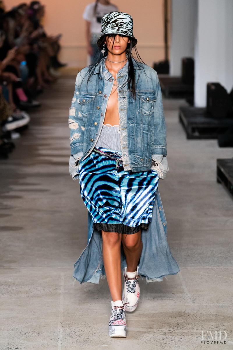 Nora Attal featured in  the R13 fashion show for Spring/Summer 2020