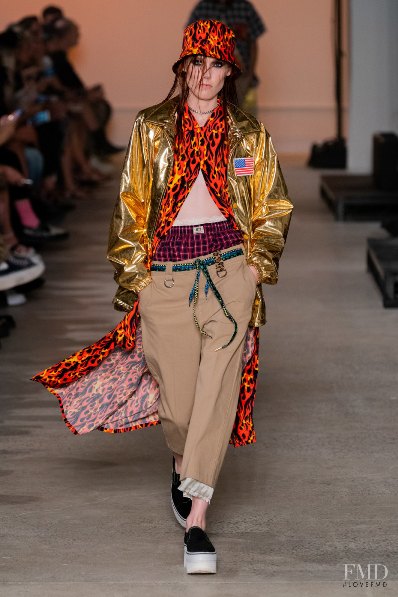 Kiki Willems featured in  the R13 fashion show for Spring/Summer 2020