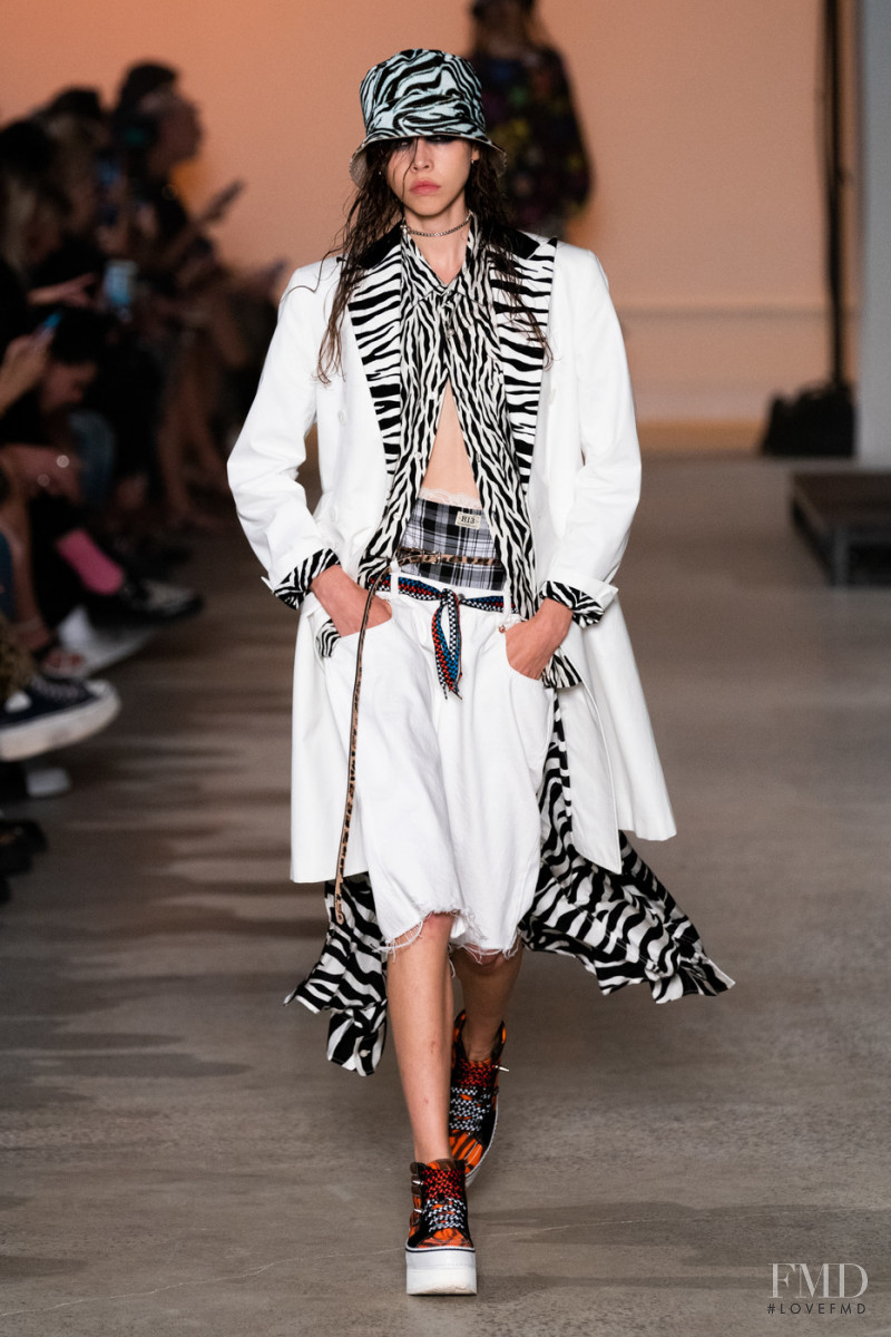 Lea Julian featured in  the R13 fashion show for Spring/Summer 2020