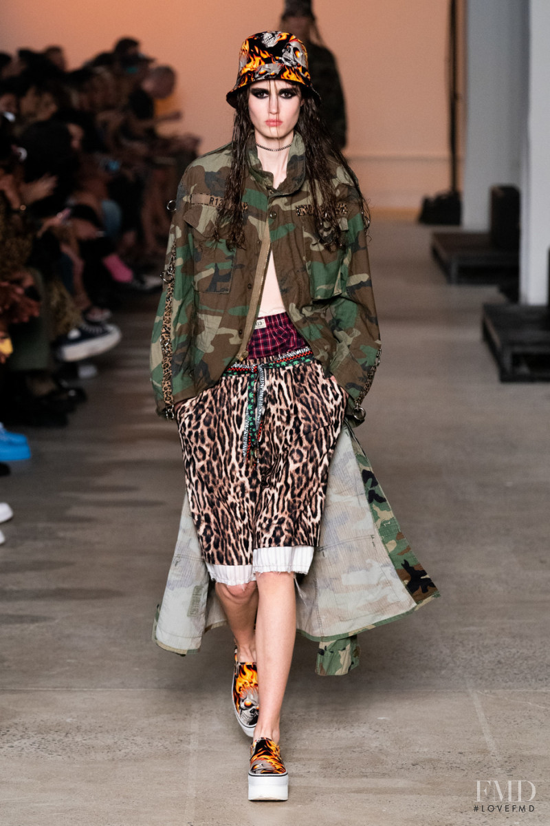 Nina Fresneau featured in  the R13 fashion show for Spring/Summer 2020