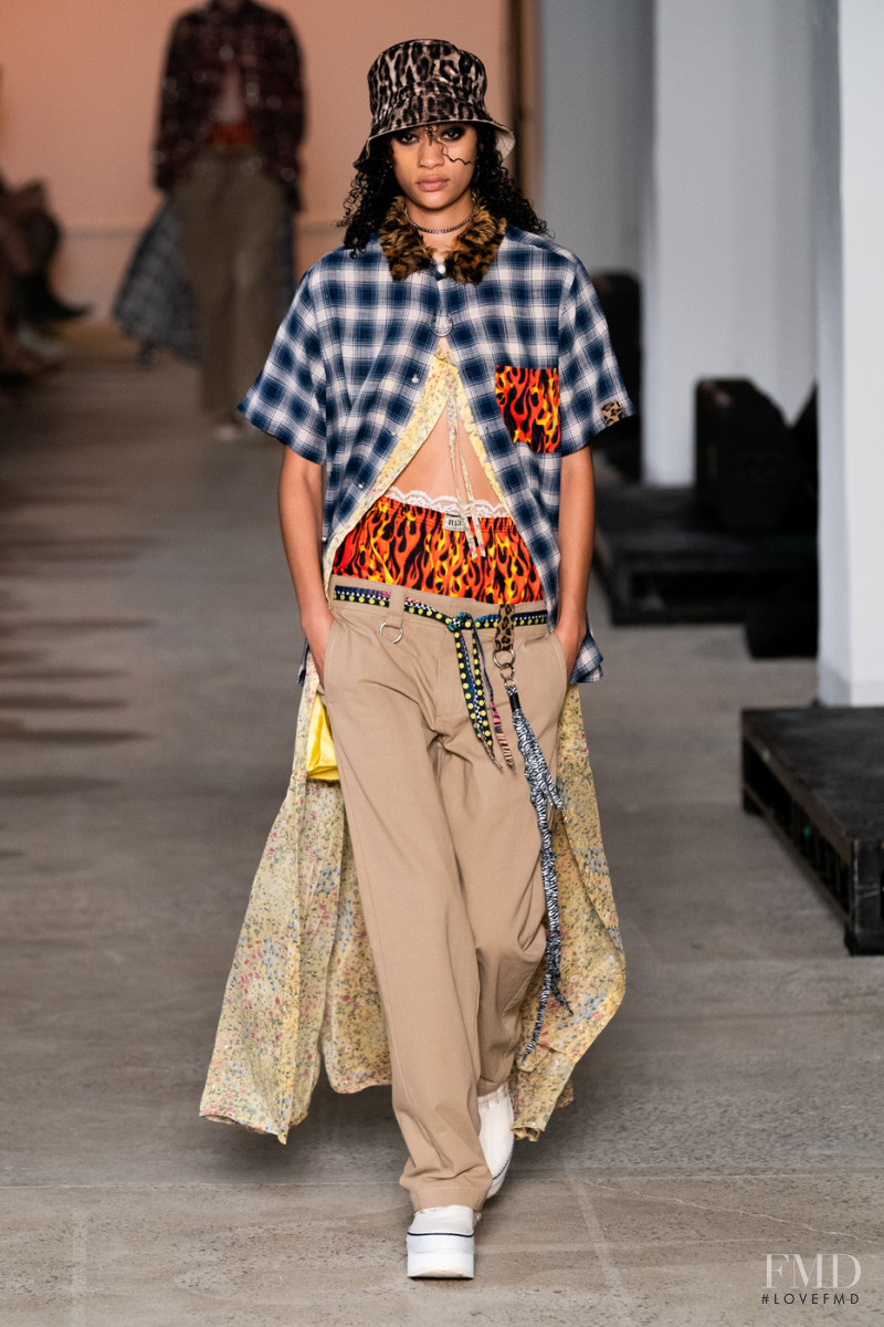 Selena Forrest featured in  the R13 fashion show for Spring/Summer 2020