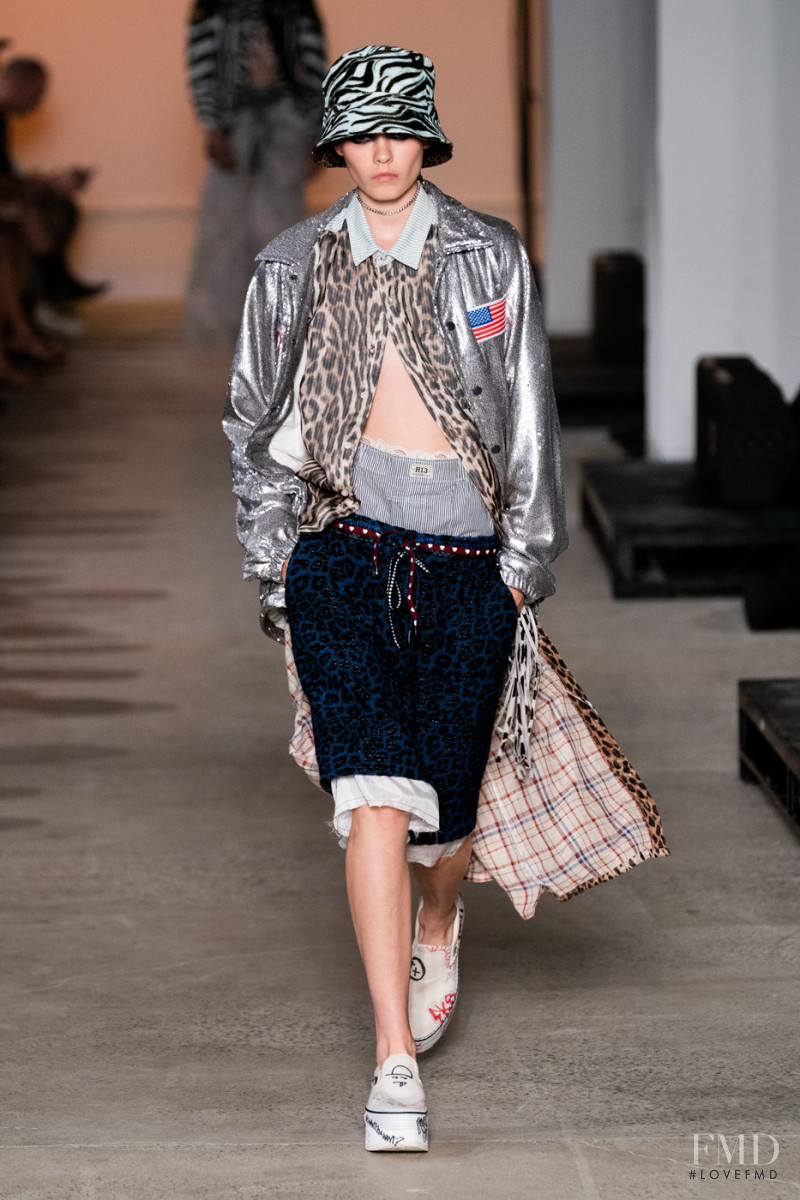 Maike Inga featured in  the R13 fashion show for Spring/Summer 2020