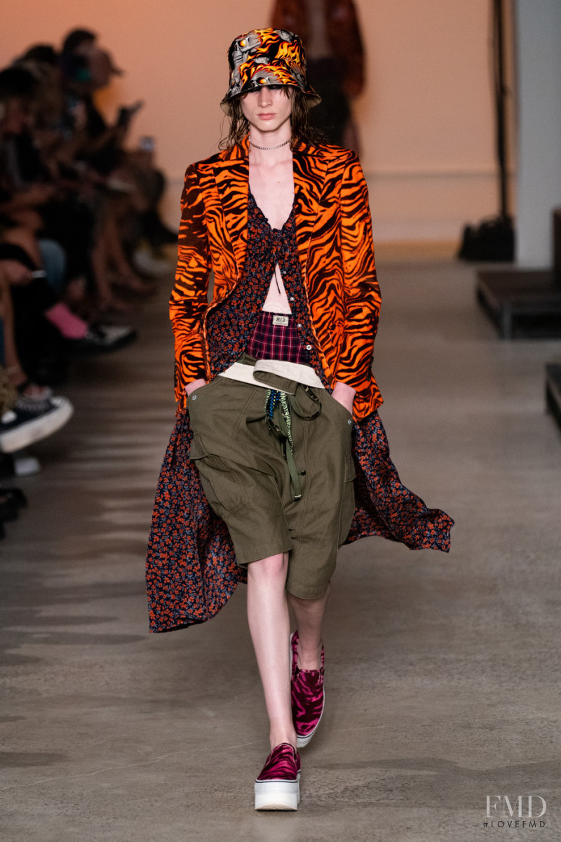 Kaila Wyatt featured in  the R13 fashion show for Spring/Summer 2020