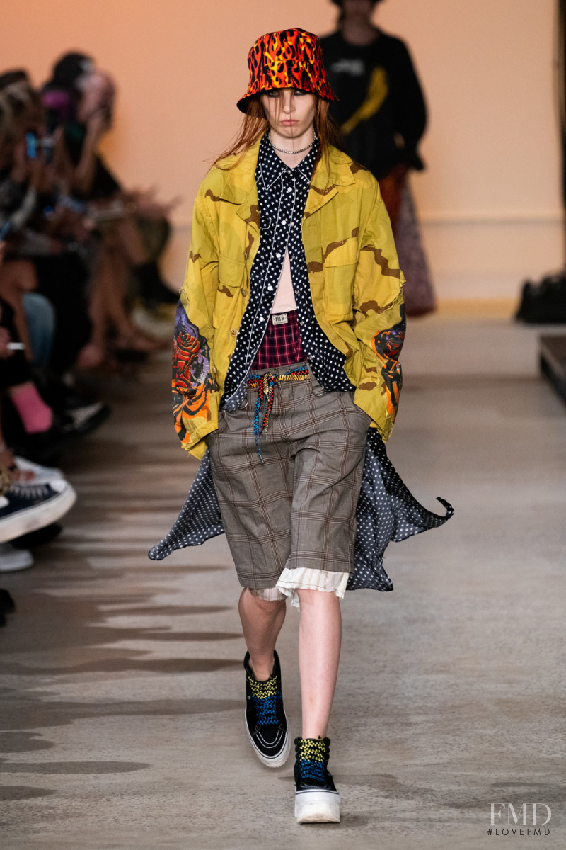 Remington Williams featured in  the R13 fashion show for Spring/Summer 2020