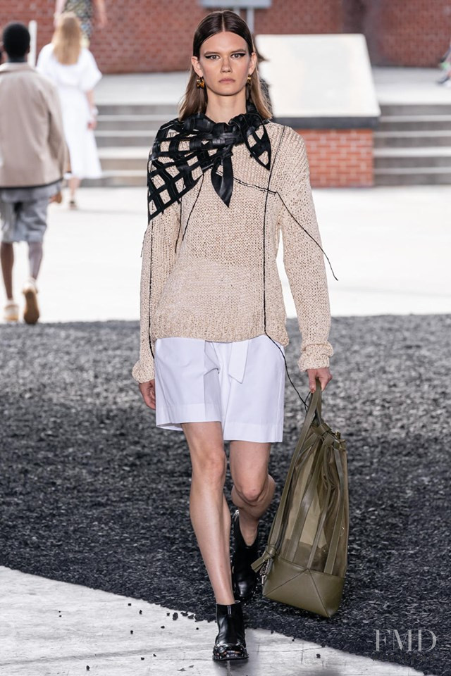 Daniela Kocianova featured in  the 3.1 Phillip Lim fashion show for Spring/Summer 2020