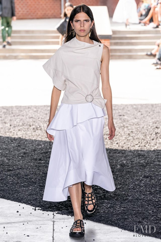 Hayett McCarthy featured in  the 3.1 Phillip Lim fashion show for Spring/Summer 2020