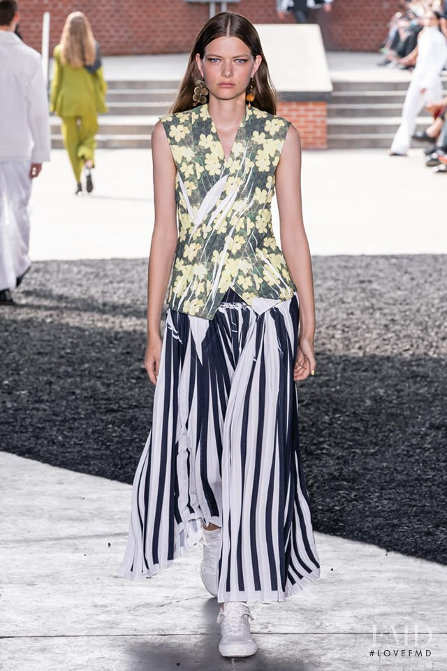 Louise Robert featured in  the 3.1 Phillip Lim fashion show for Spring/Summer 2020
