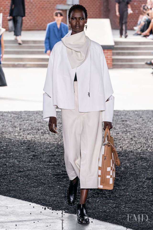 Nyarach Abouch Ayuel Aboja featured in  the 3.1 Phillip Lim fashion show for Spring/Summer 2020