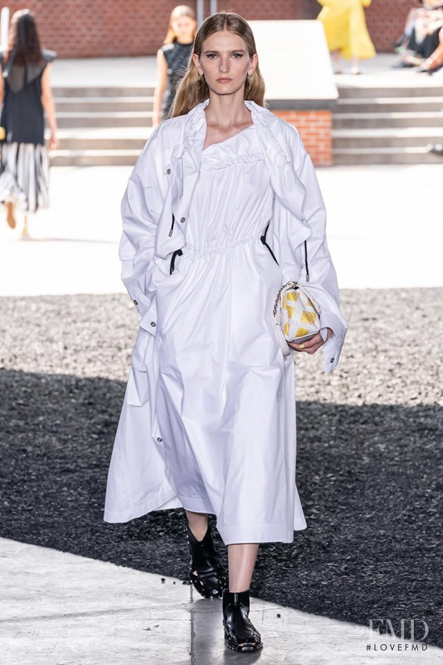 Mia Brammer featured in  the 3.1 Phillip Lim fashion show for Spring/Summer 2020