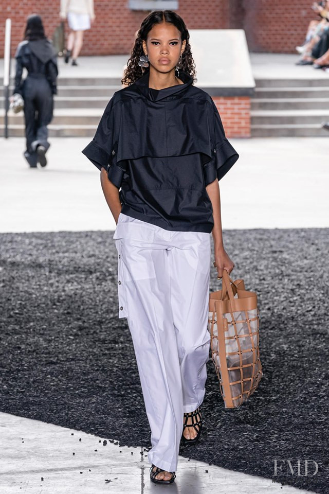 Amandine Pouilly featured in  the 3.1 Phillip Lim fashion show for Spring/Summer 2020