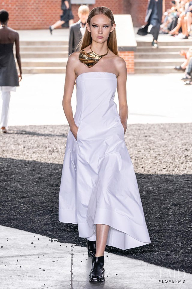 Bianca Szilagyi featured in  the 3.1 Phillip Lim fashion show for Spring/Summer 2020