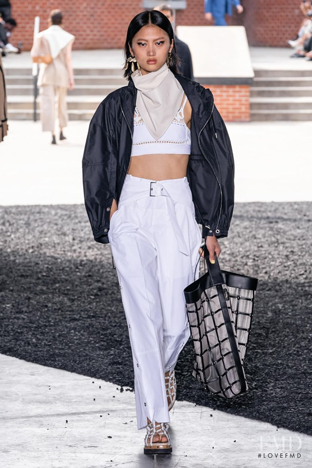 Yilan Hua featured in  the 3.1 Phillip Lim fashion show for Spring/Summer 2020